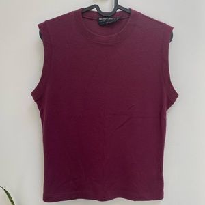 Giorgio Armani Burgundy Tank